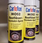 Rostlöser und Kontaktspray von Carlofon (MOS2-Oil)